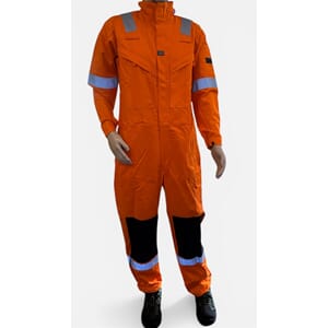 Coverall orange 350g.100% Cotton AF AS ARC, pocket-knee pads