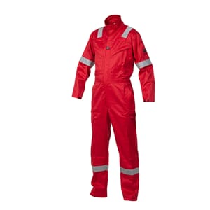 NWC 11015,CVC300g,Coverall RED,MN,Risk cat.III,AF AS ARC,Zip