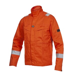 11030, Jacket,orange,350g.100% Cotton AF AS ARC open c.w/zip