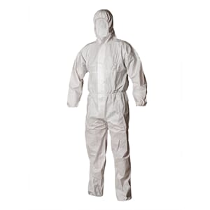 Disposable coverall w/hood, type 5/6 - PPE cat.III