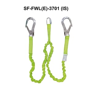 Forked Exp.Webbing IS Shock Absorb Twin lanyard 2 mtr.