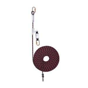 20m. Rope & Grab,fix SS rope grab-energy absorber+2karabiner