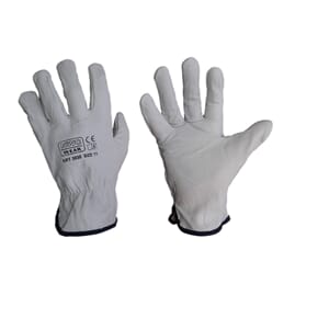 Trucker hanske, geitehud, hvit