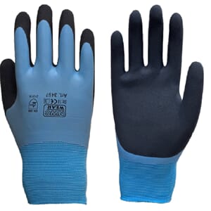 NWC Dobbeldyppet  Latex/nitril foam hanske