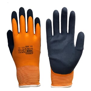 NWC Dobbeldyppet Latex/ Nitril  heldyppet hanske