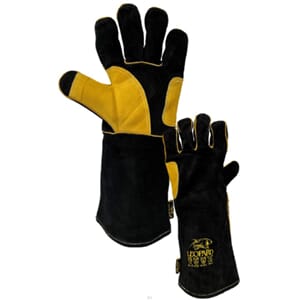 Premium Black Welder Gauntlets -14"