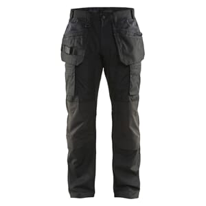 Blåkläder servicebukse stretch med spikerlommer, sort