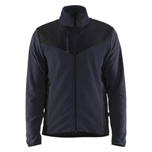 Blåkläder knitted jacket, mørk marine/svart