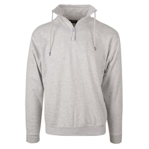 Panther - Collegegenser med 1/4 zip, flosset innside,