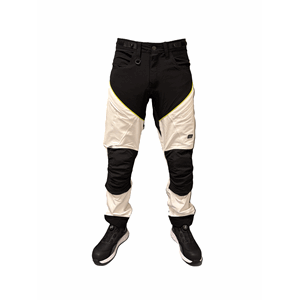 HTmalerbukse i full 4 veis stretch, ex. hengelomme, hvit