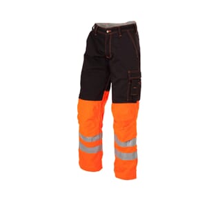 Bukse - Sula, HiVis, orange/sort