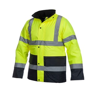 Starline vinterjakke K2 vattert, HiVis gul