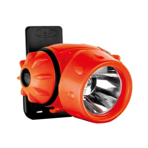 Helmet Mounted lamp w/CREE Q5 LED, HiVis