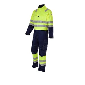 Kjeledress Multinorm,HiVis Gul/blå