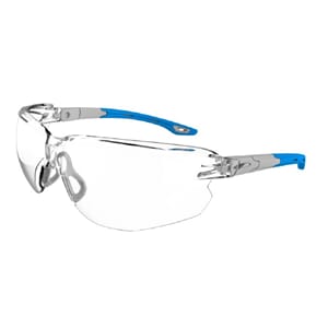 Seez Spectacle Light Grey/Blue Temples,Clear Lens KN