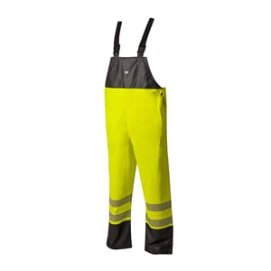 Regnbukse m/seler Spikaren, HiVis,gul, Zebra refleks