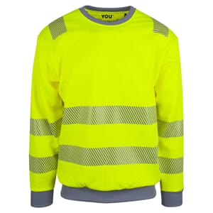 Trelleborg Unisex Pro-dry sweatshirt, safety gul