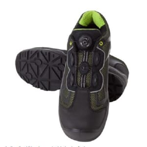 Vernesko Veslemøy, WW locking, tekstil/narv sort/HiVis gul